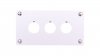 Płyta czołowa do montażu podtynkowego 3-otwory 22mm M22-E3 216544